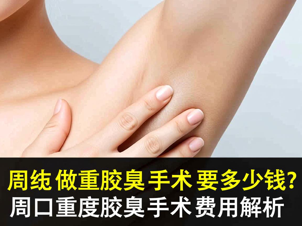 在周口做重度腋臭手术要多少钱？周口重度腋臭手术费用解析