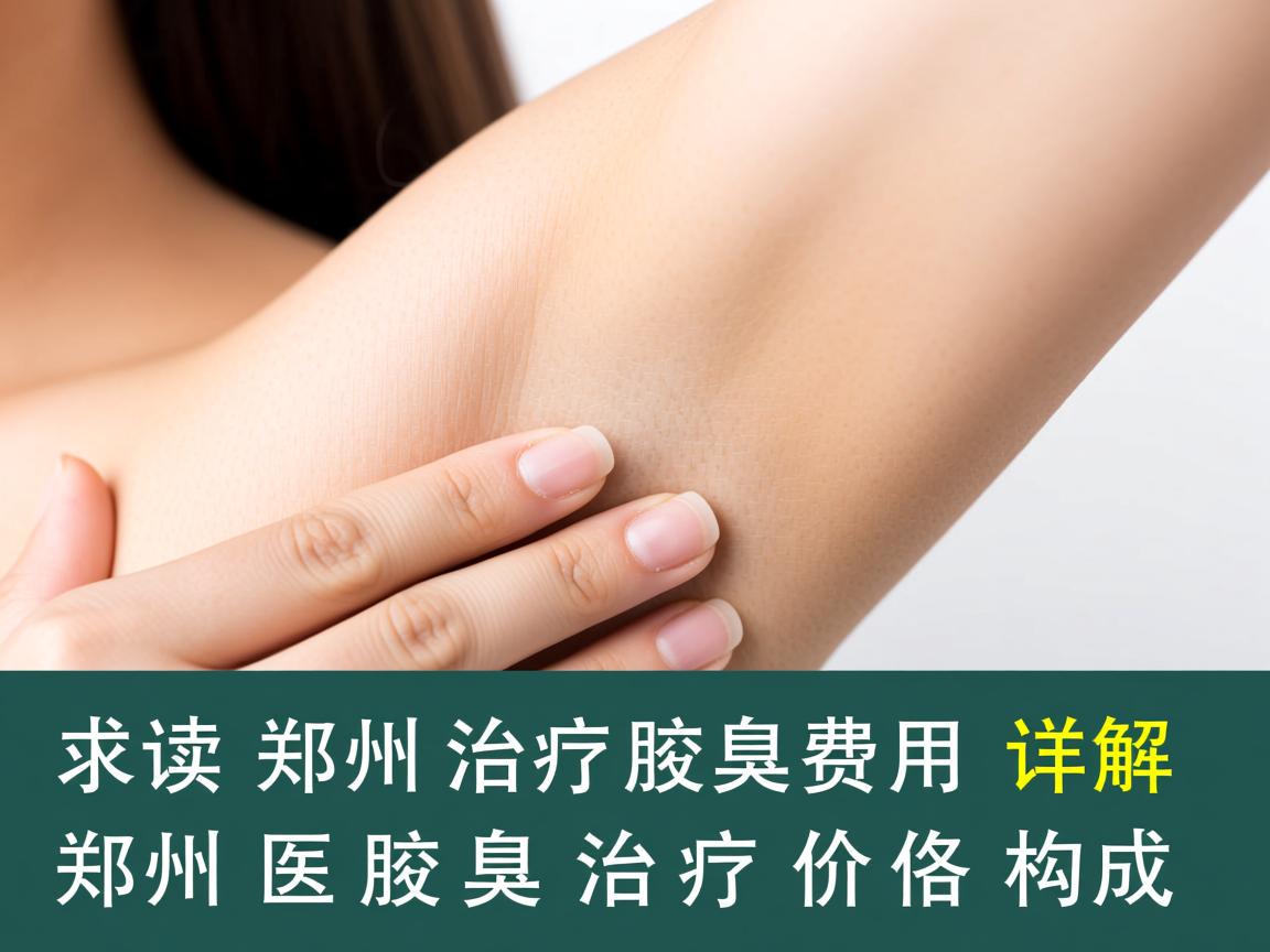 解读郑州治疗腋臭费用 详解郑州腋臭治疗价格构成