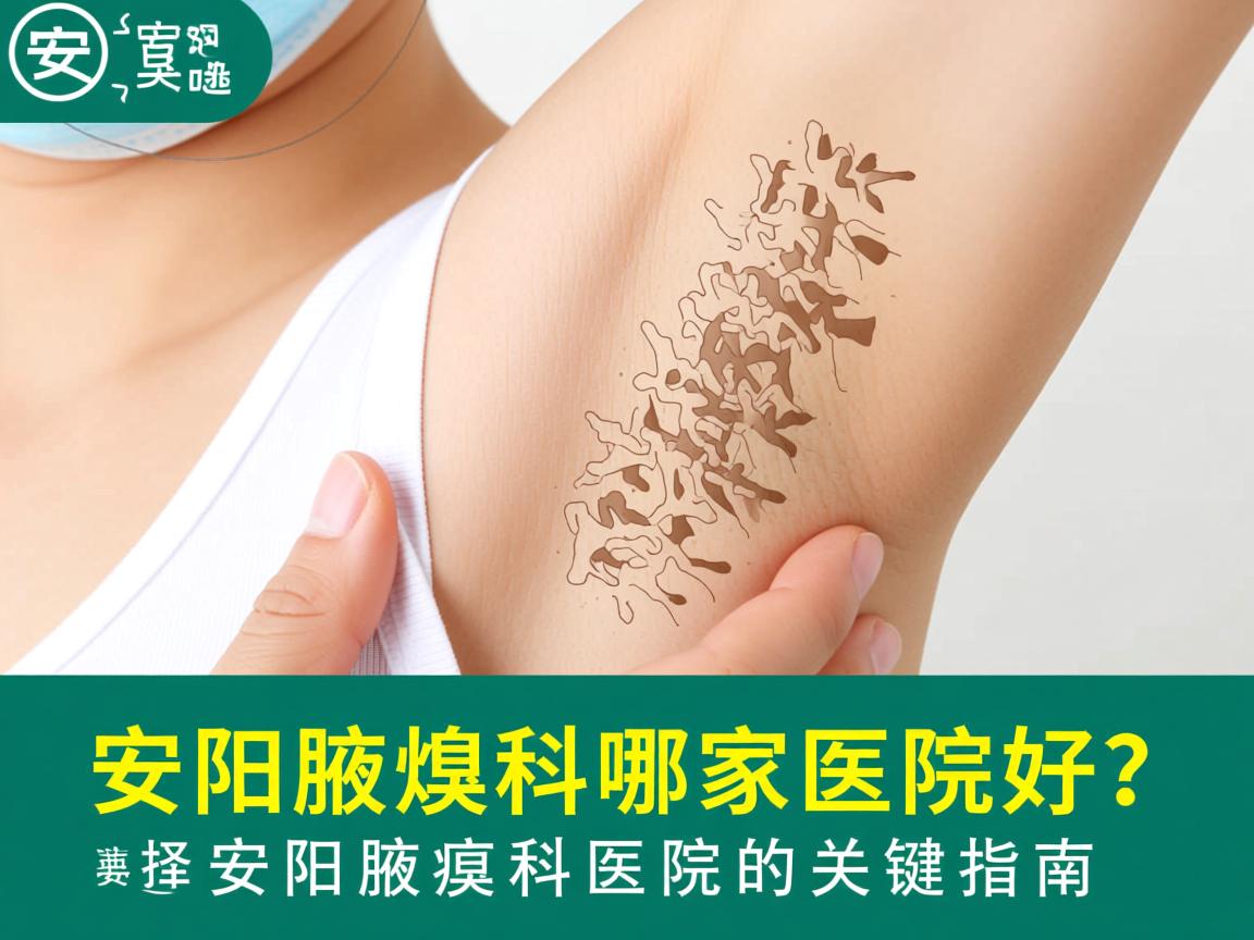 安阳腋臭科哪家医院好？选择安阳腋臭科医院的关键指南