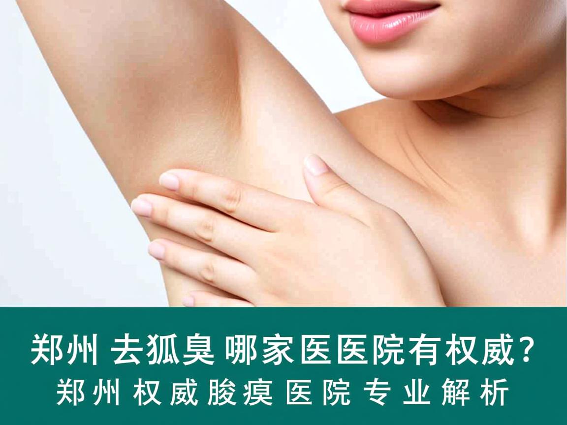郑州去狐臭哪家医院有权威？郑州权威腋臭医院专业解析