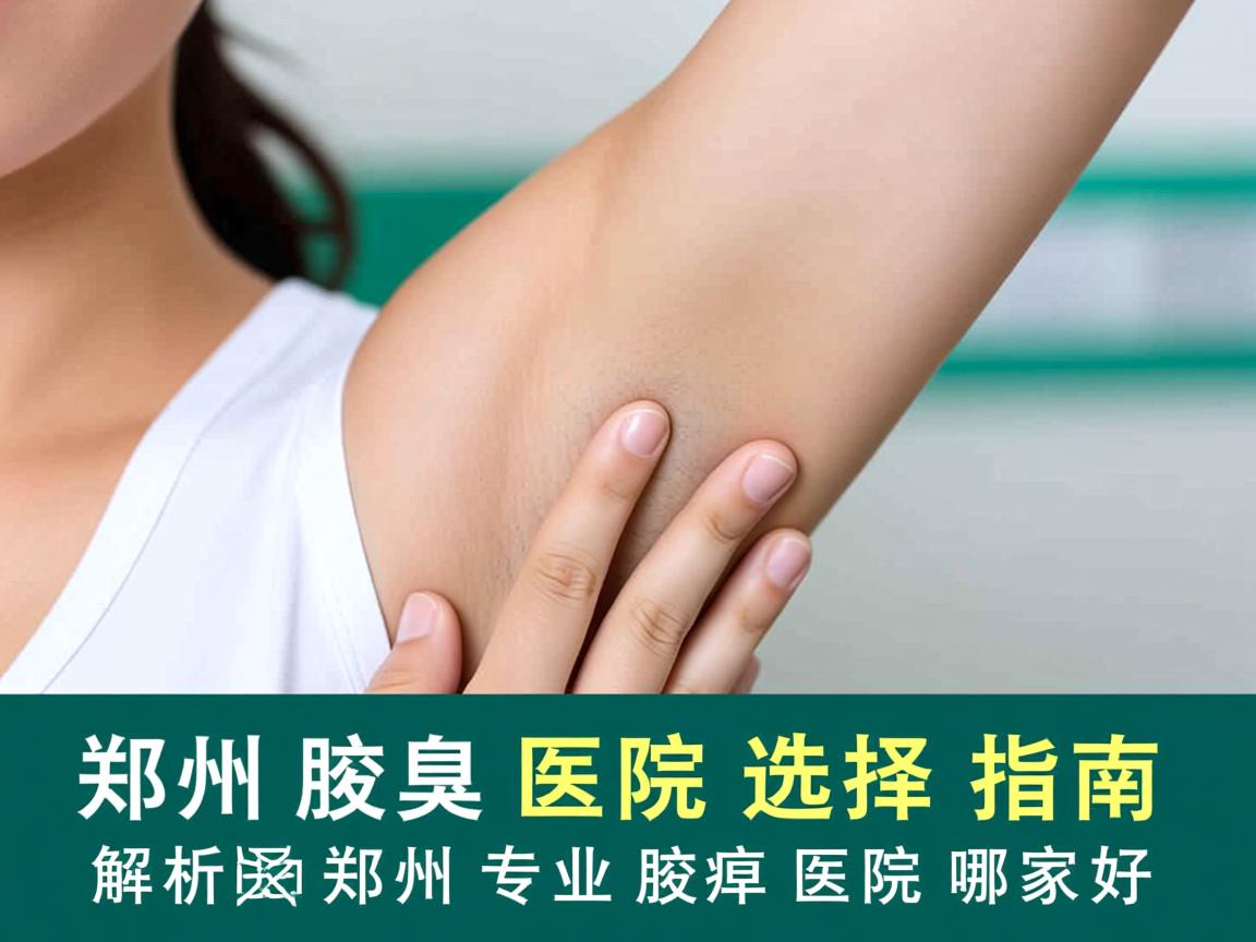 郑州腋臭医院选择指南，解析郑州专业腋臭医院哪家好