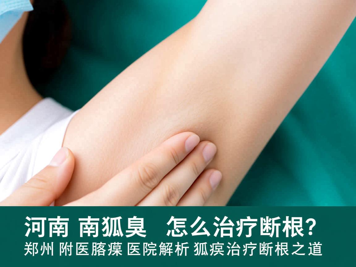 河南狐臭怎么治疗断根？郑州附医腋臭医院解析狐臭治疗断根之道