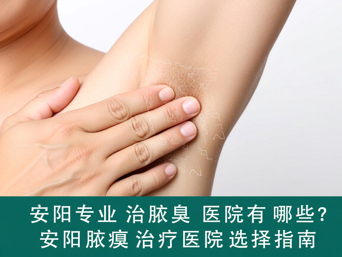安阳专业治腋臭医院有哪些？安阳腋臭治疗医院选择指南