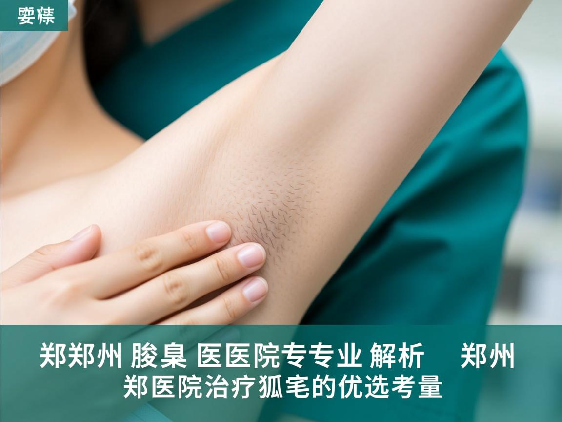 郑州腋臭医院专业解析，郑州医院治疗狐臭的优选考量