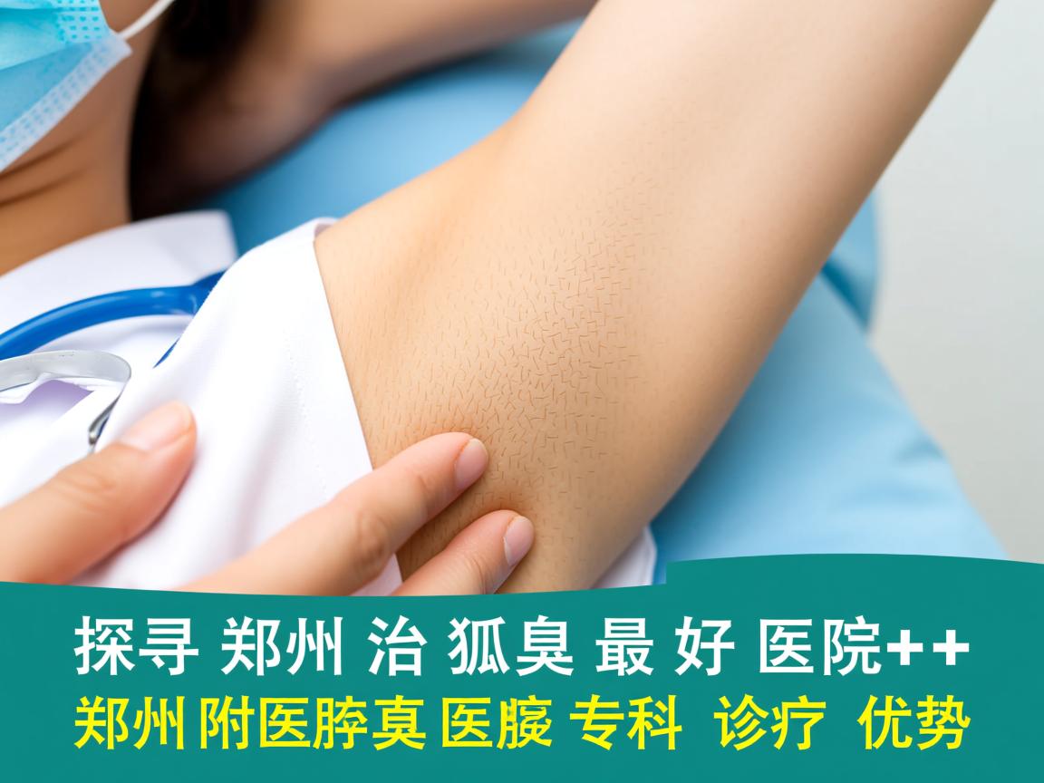 探寻郑州治狐臭最好医院，郑州附医腋臭医院的专科诊疗优势