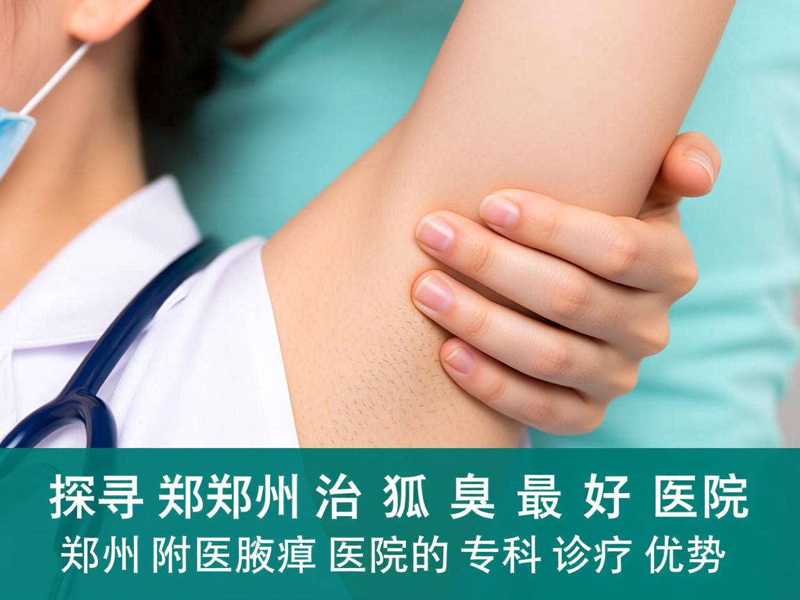 探寻郑州治狐臭最好医院，郑州附医腋臭医院的专科诊疗优势