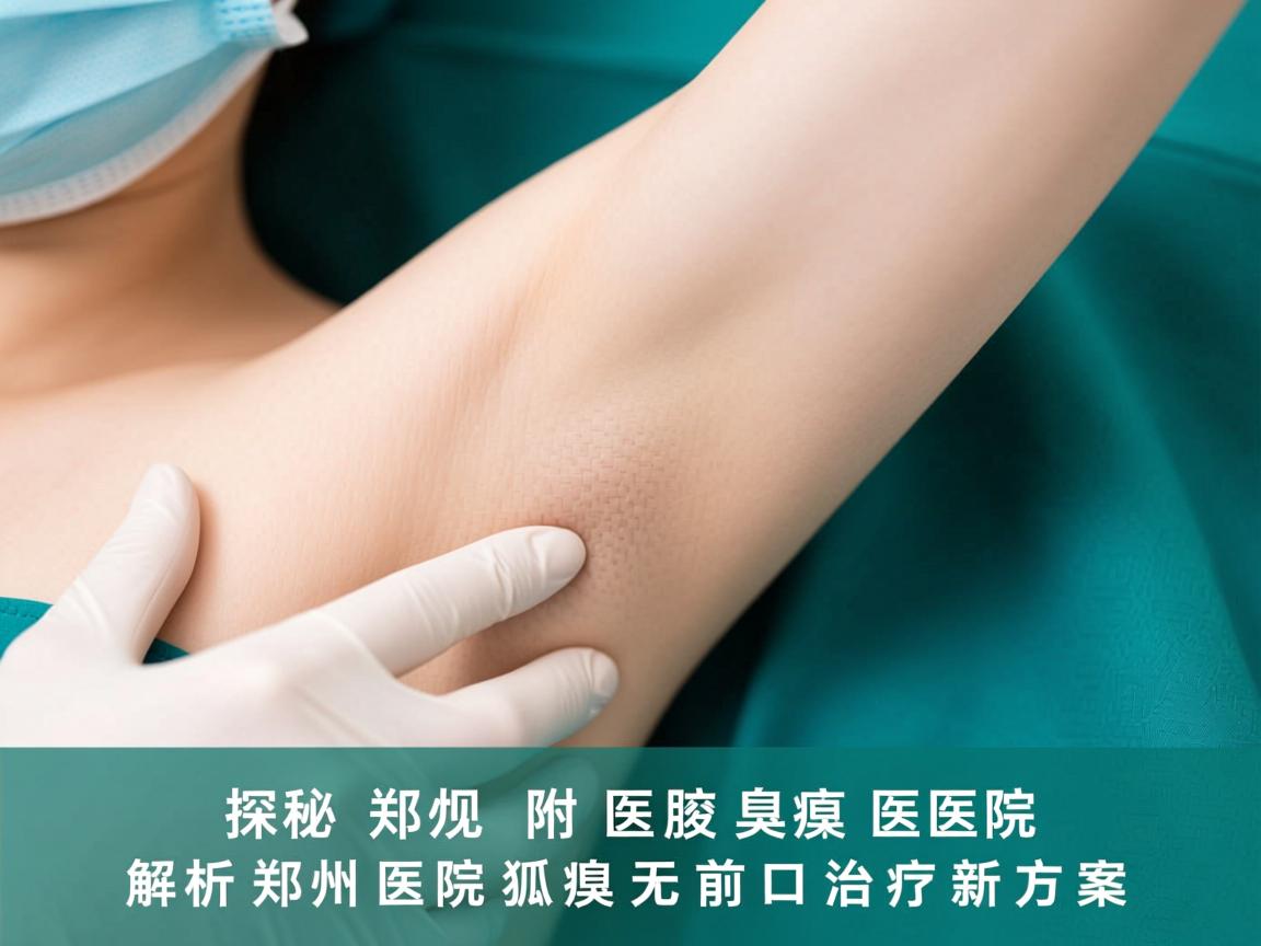 探秘郑州附医腋臭医院，解析郑州医院狐臭无创口治疗新方案