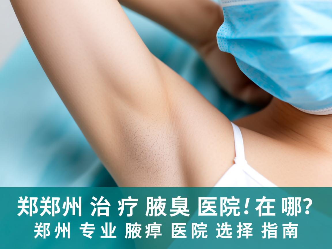 郑州治疗腋臭医院在哪？郑州专业腋臭医院选择指南