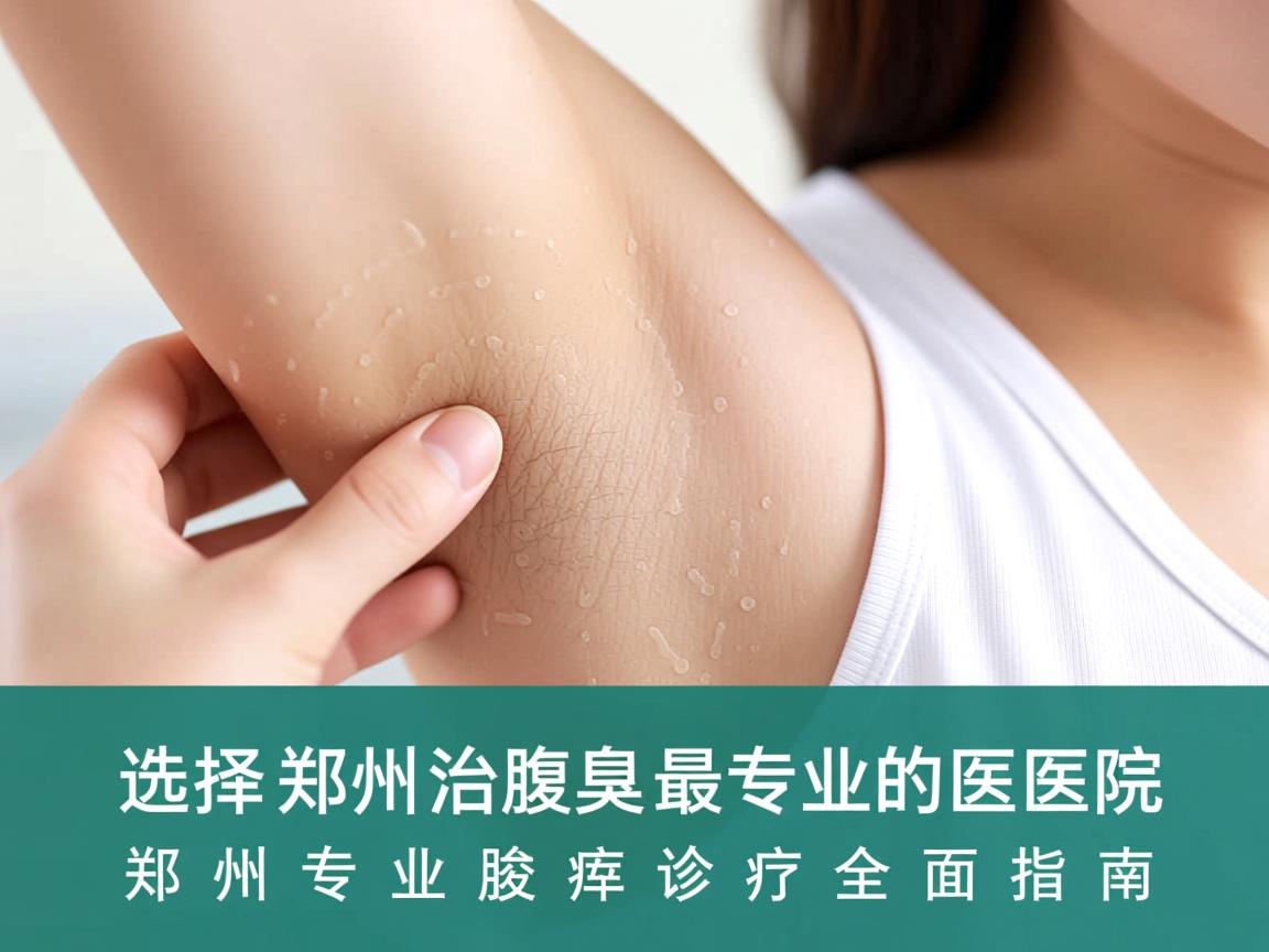 选择郑州治腋臭最专业的医院，郑州专业腋臭诊疗的全面指南