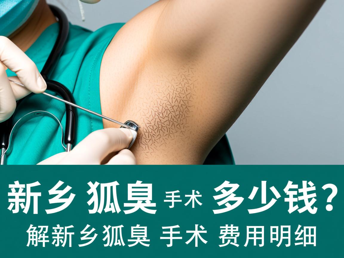 新乡狐臭手术多少钱？解析新乡狐臭手术费用明细