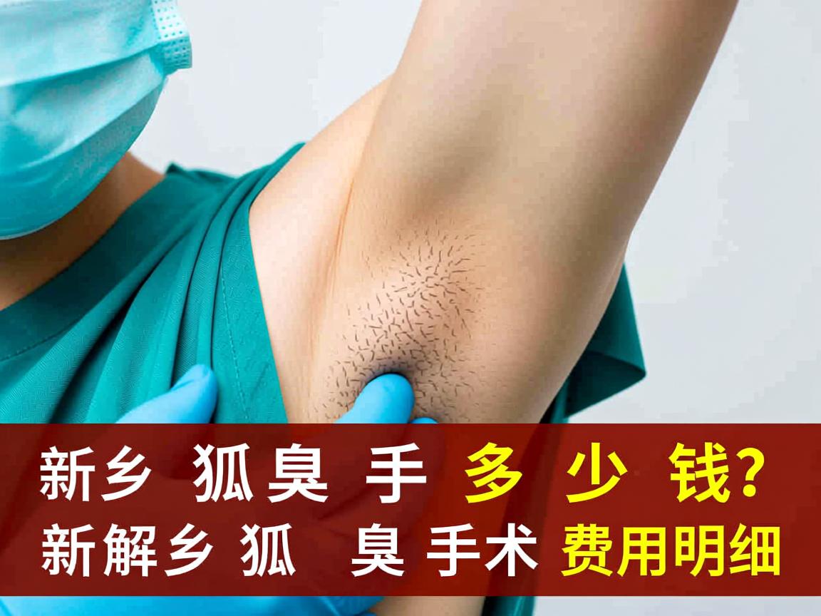 新乡狐臭手术多少钱？解析新乡狐臭手术费用明细