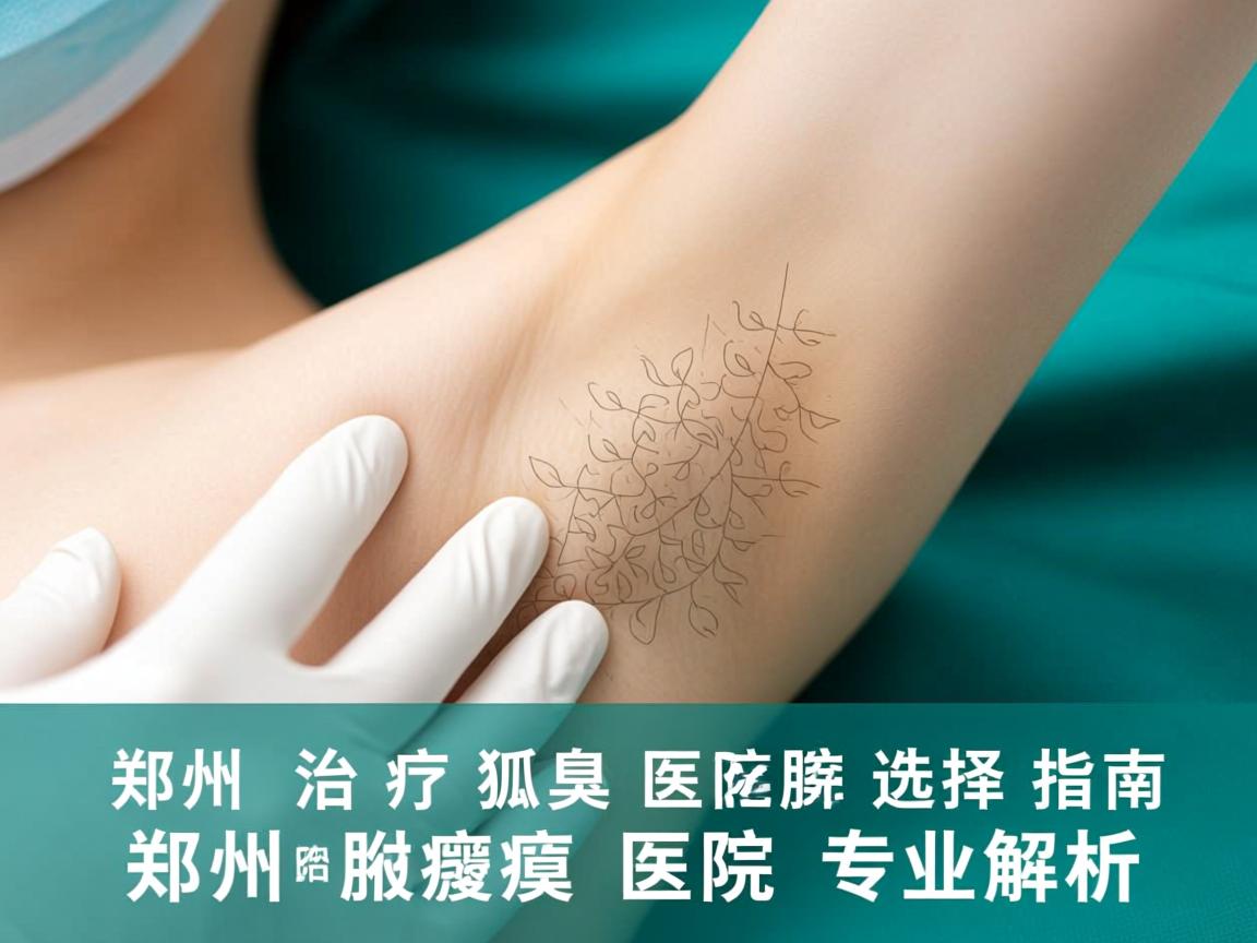 郑州治疗狐臭医院选择指南，郑州附医腋臭医院专业解析
