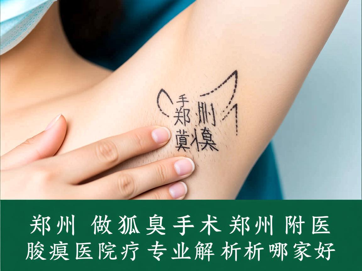 郑州做狐臭手术，郑州附医腋臭医院专业解析哪家好
