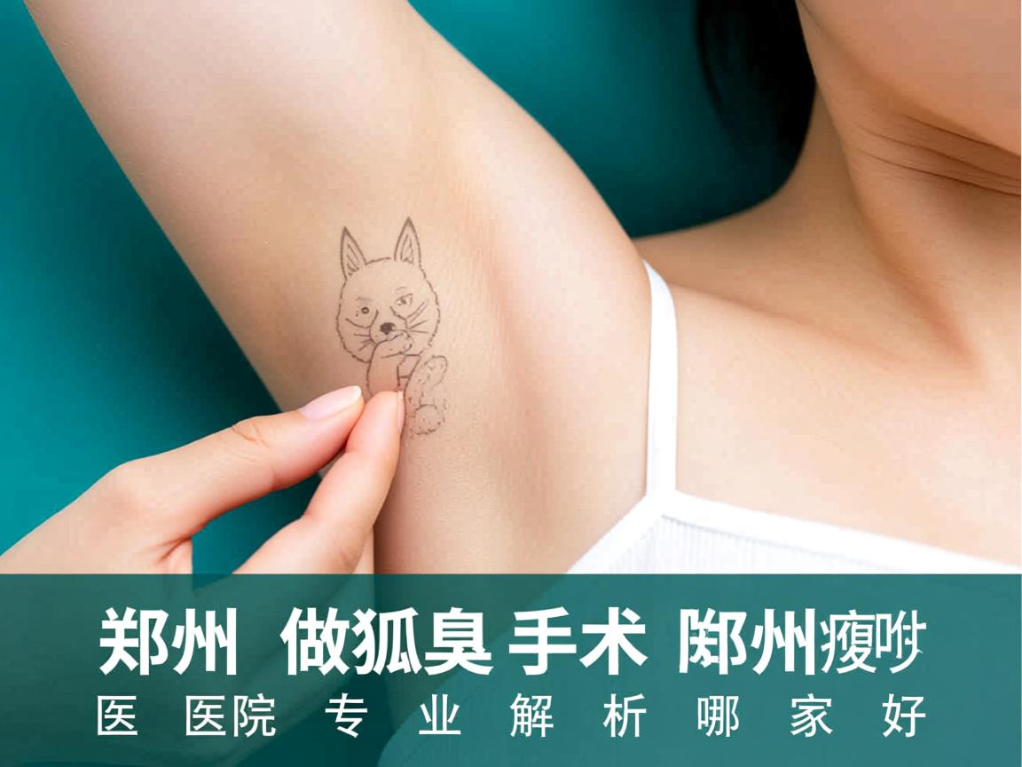 郑州做狐臭手术，郑州附医腋臭医院专业解析哪家好