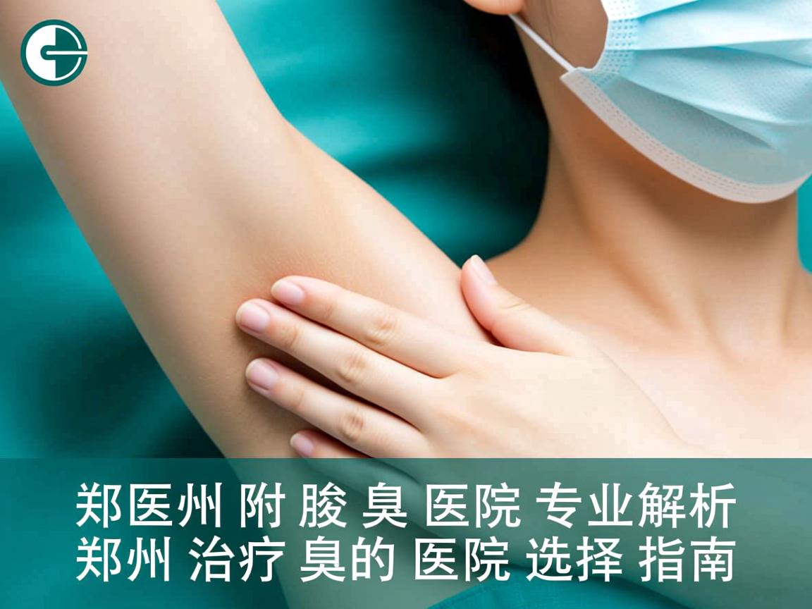 郑州附医腋臭医院专业解析，郑州治疗腋臭的医院选择指南