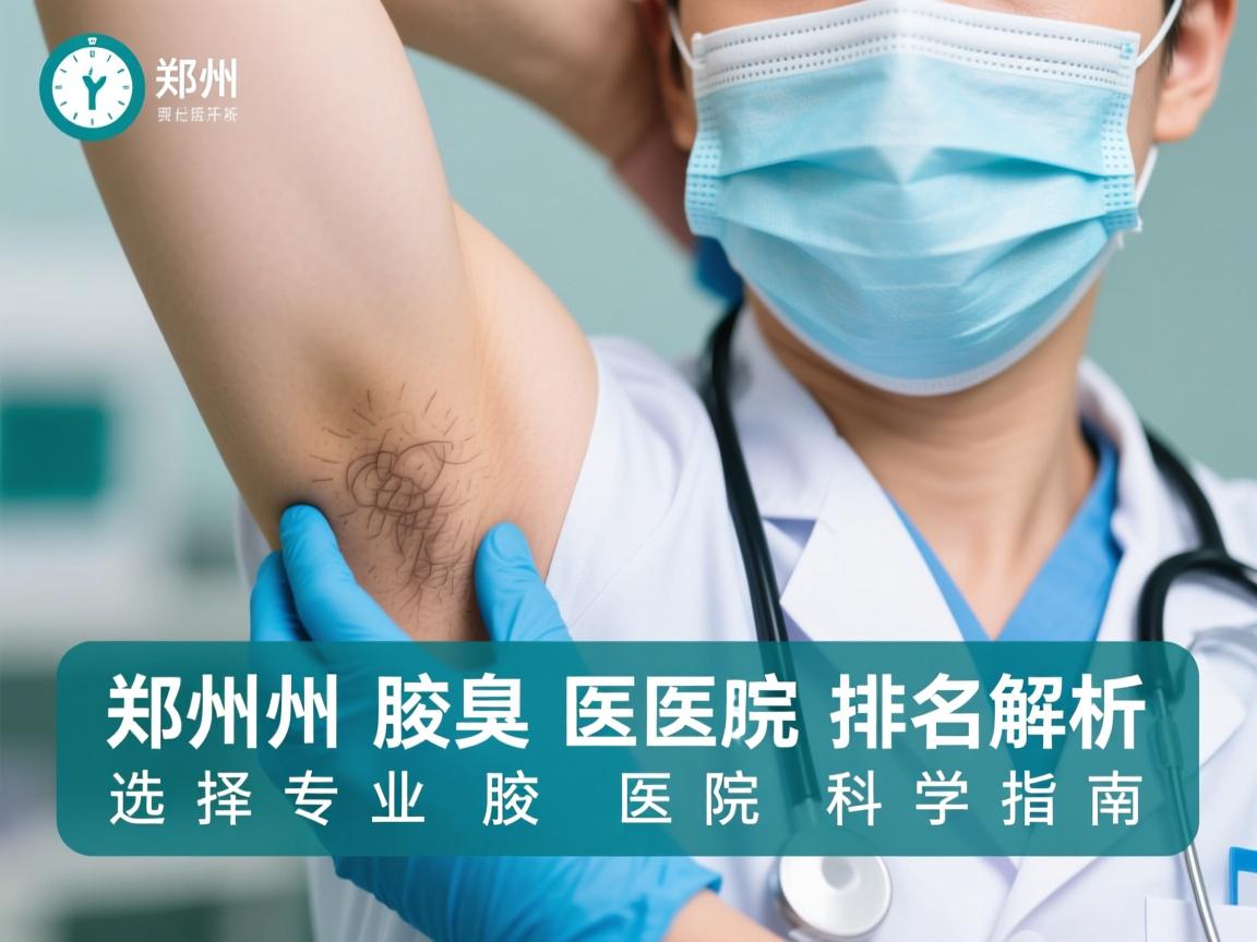 郑州腋臭医院排名解析，选择专业腋臭医院的科学指南