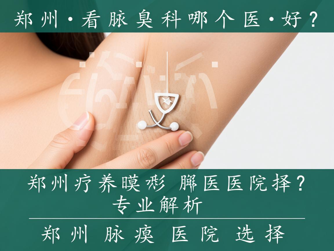 郑州看腋臭科哪个医院好？专业解析郑州腋臭医院选择