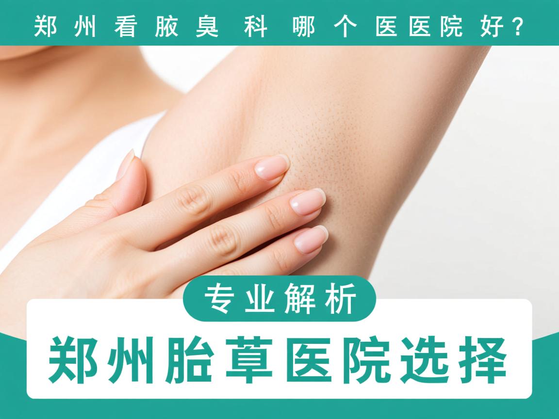 郑州看腋臭科哪个医院好？专业解析郑州腋臭医院选择