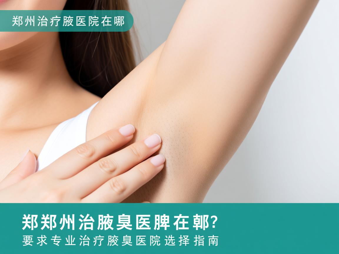 郑州治疗腋臭医院在哪？郑州专业治疗腋臭医院的选择指南