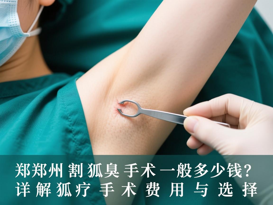 郑州割狐臭手术一般多少钱?详解狐臭手术费用与选择 郑州割狐臭手术一般多少钱?详解狐臭手术费用与选择