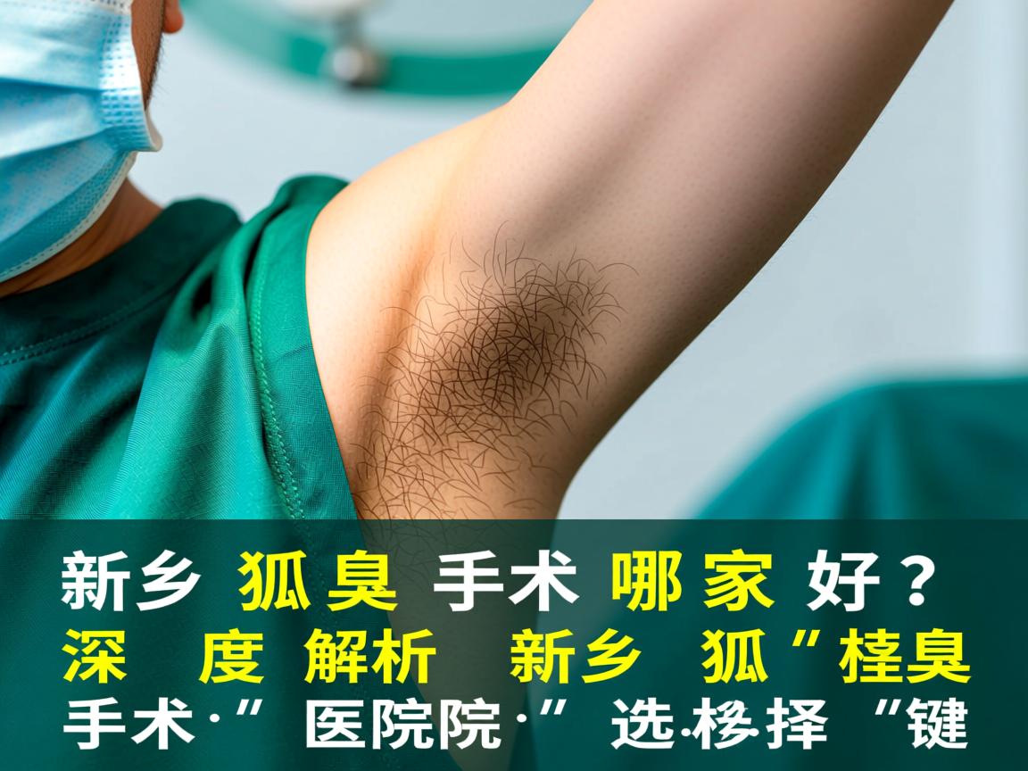 新乡狐臭手术哪家好？深度解析新乡狐臭手术医院的选择关键