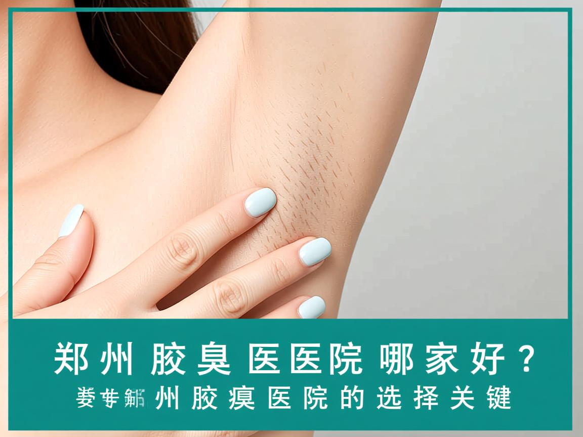 郑州腋臭医院哪家好？专业解析郑州腋臭医院的选择关键