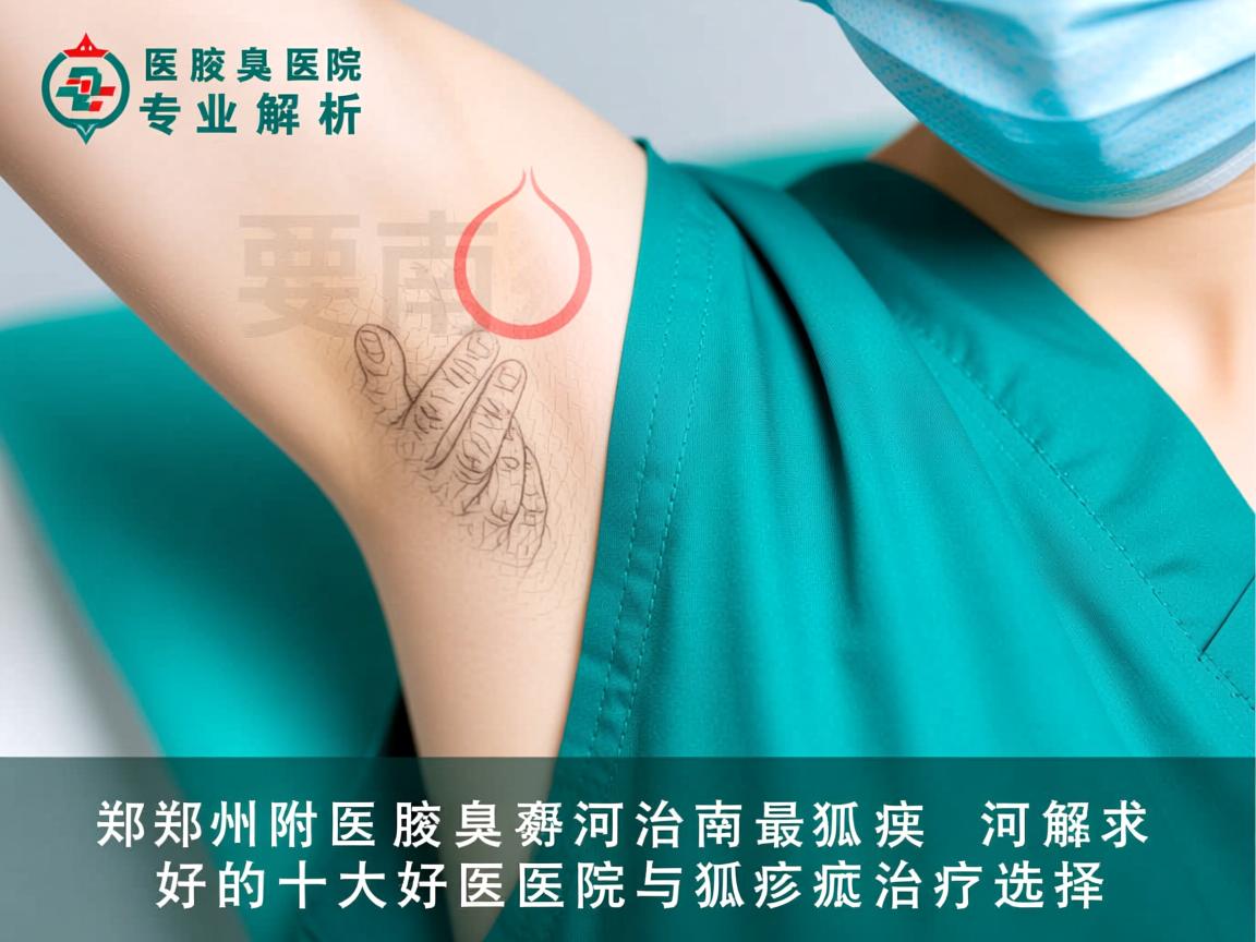 郑州附医腋臭医院专业解析，河南治狐臭最好的十大医院与狐臭治疗选择