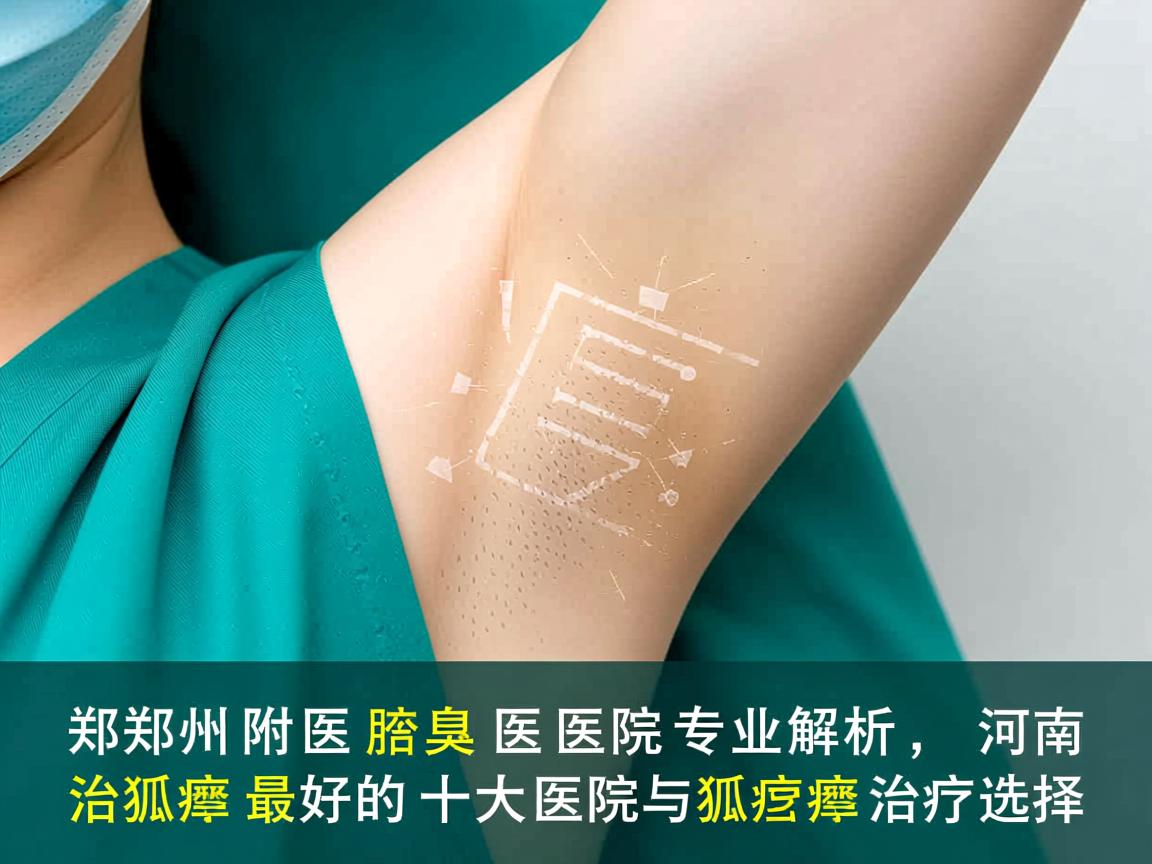 郑州附医腋臭医院专业解析，河南治狐臭最好的十大医院与狐臭治疗选择