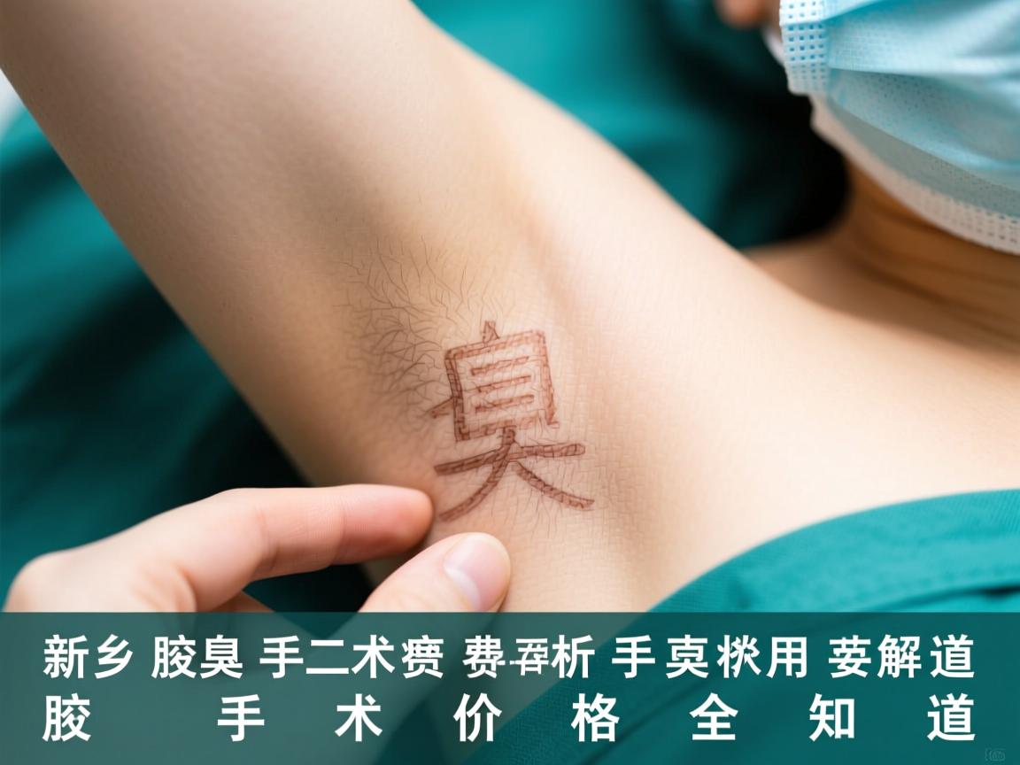 新乡腋臭手术费用解析，腋臭手术价格全知道