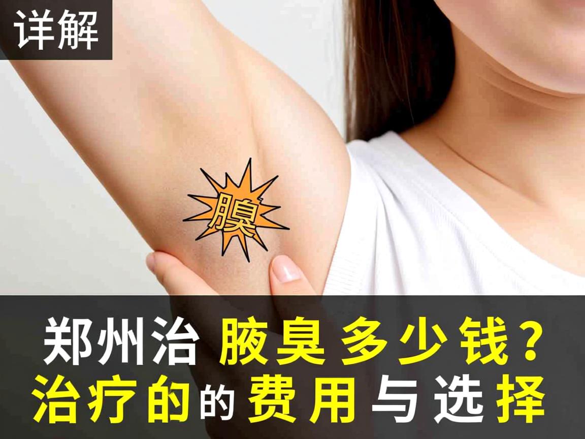 郑州治疗腋臭多少钱?详解郑州腋臭治疗的费用与选择 郑州治疗腋臭多少钱?详解郑州腋臭治疗的费用与选择