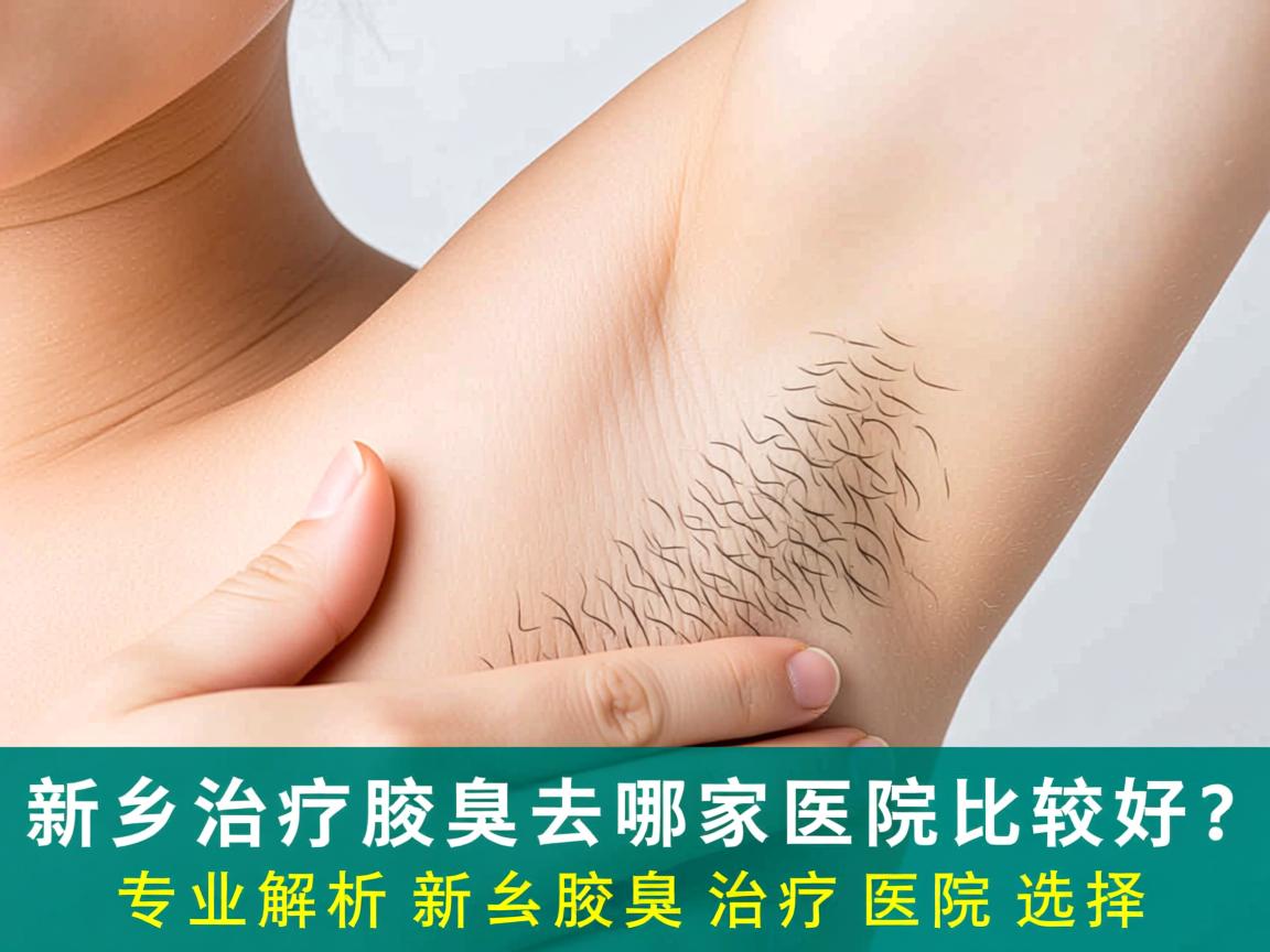 新乡治疗腋臭去哪家医院比较好？专业解析新乡腋臭治疗医院选择