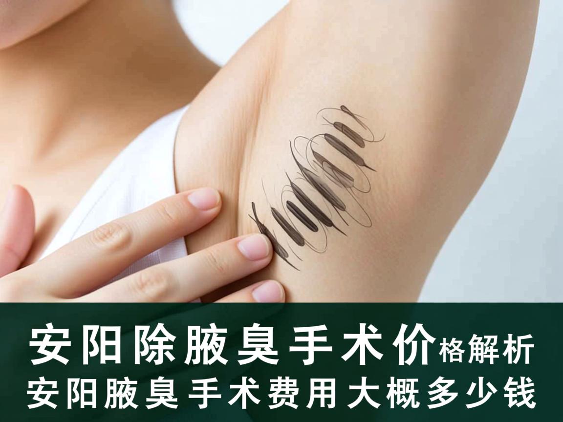 安阳除腋臭手术价格解析，安阳腋臭手术费用大概多少钱