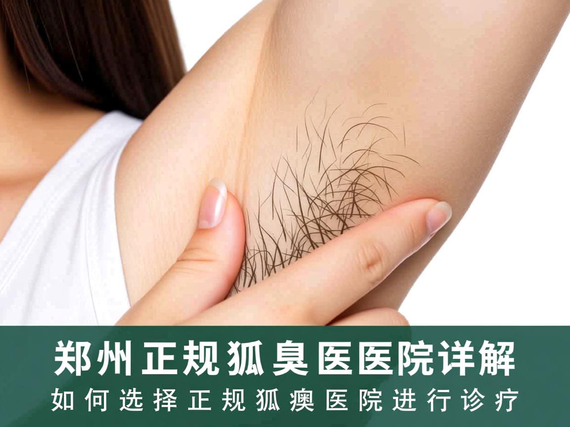 郑州正规狐臭医院详解，如何选择正规狐臭医院进行诊疗