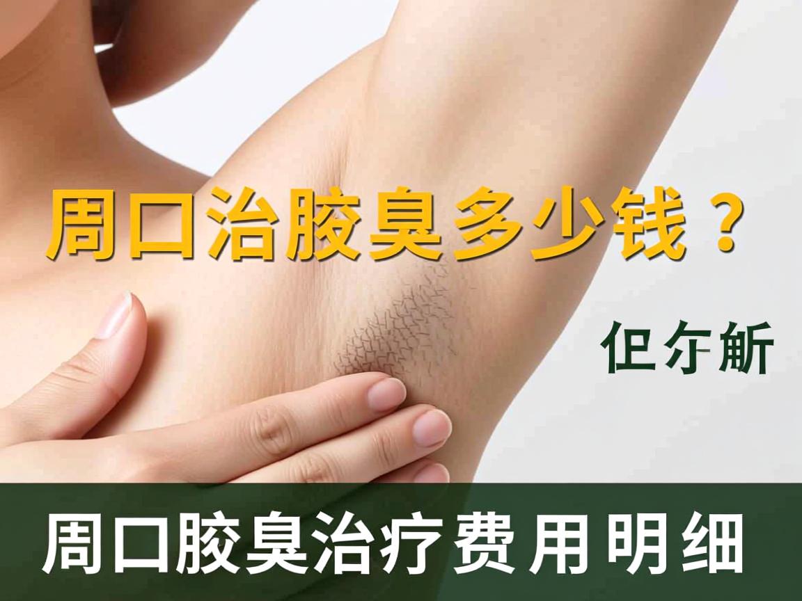 周口治腋臭多少钱？解析周口腋臭治疗费用明细