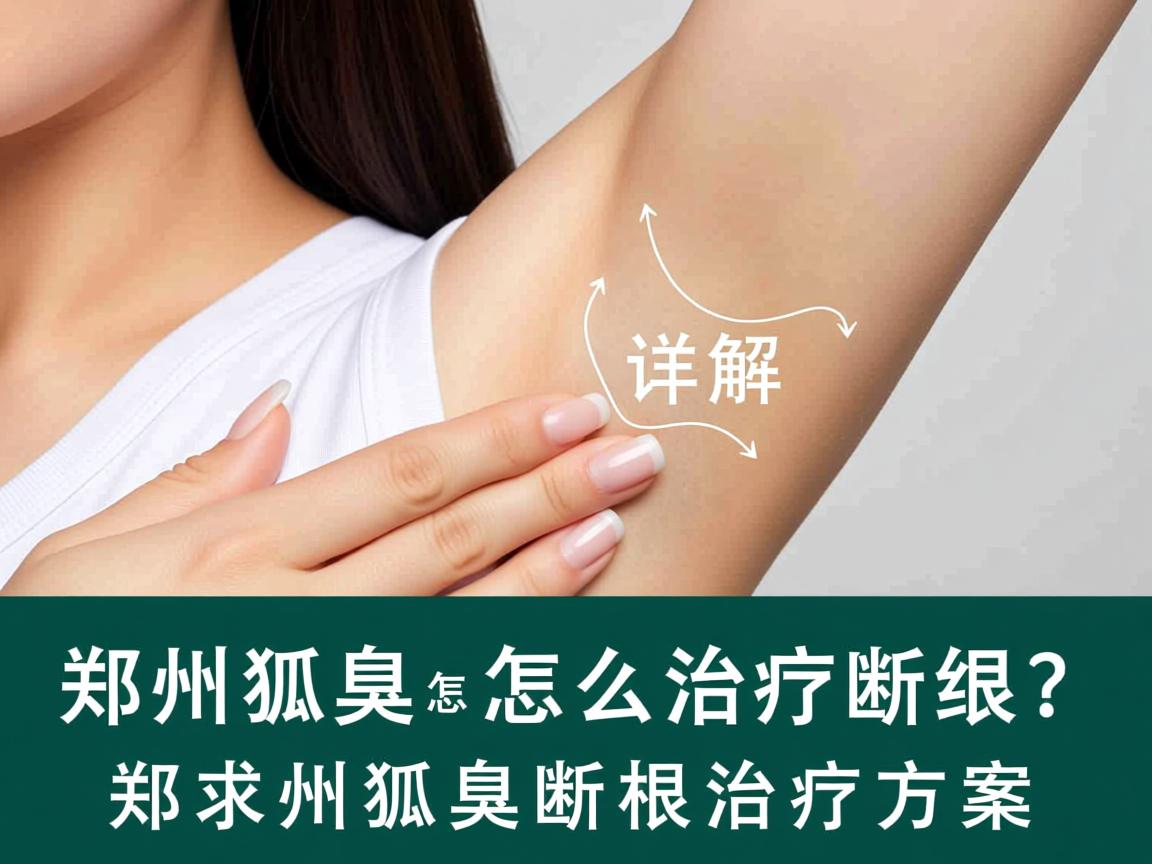 郑州狐臭怎么治疗断根？详解郑州狐臭断根治疗方案