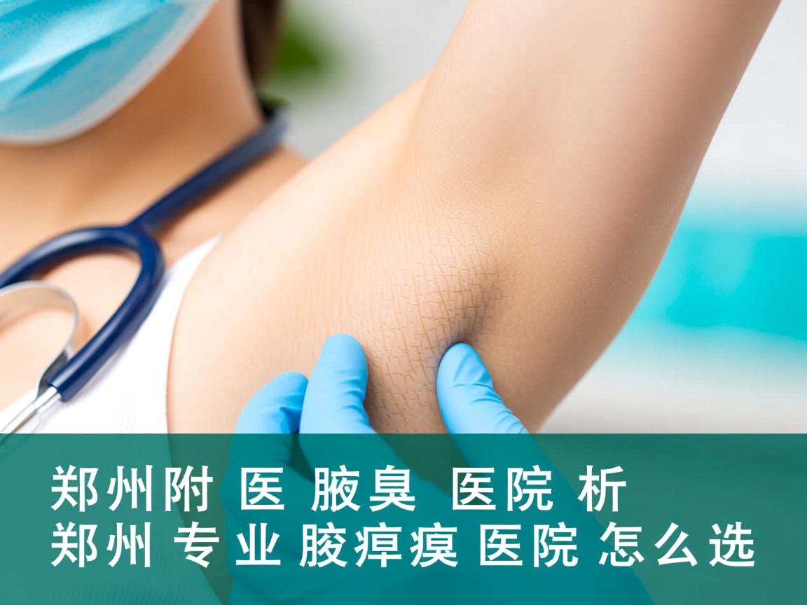 郑州附医腋臭医院解析，郑州专业腋臭医院怎么选