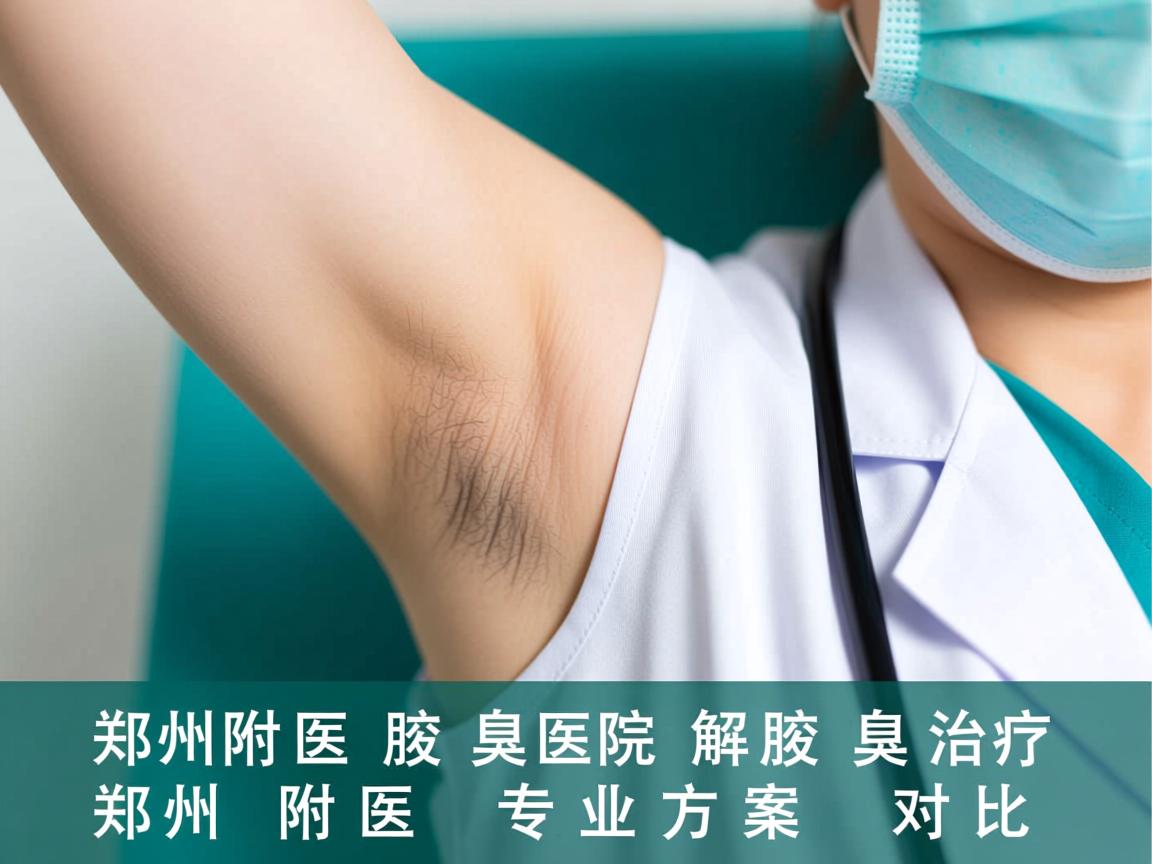 郑州附医腋臭医院解析腋臭治疗，郑州附医专业方案对比