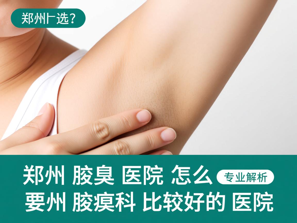 郑州腋臭医院怎么选？专业解析郑州腋臭科比较好的医院
