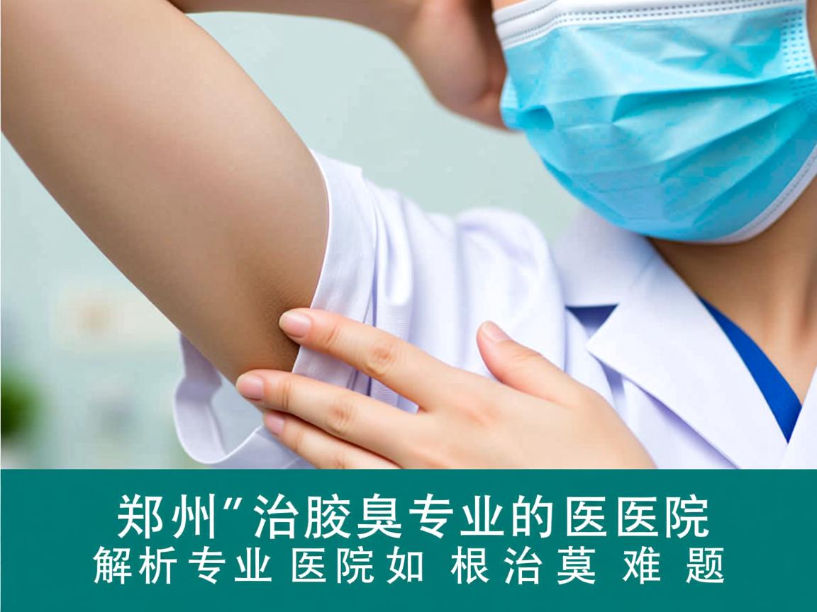 郑州治腋臭专业的医院解析，专业医院如何根治腋臭难题