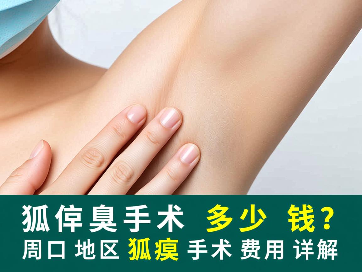 狐臭手术多少钱？周口地区狐臭手术费用详解