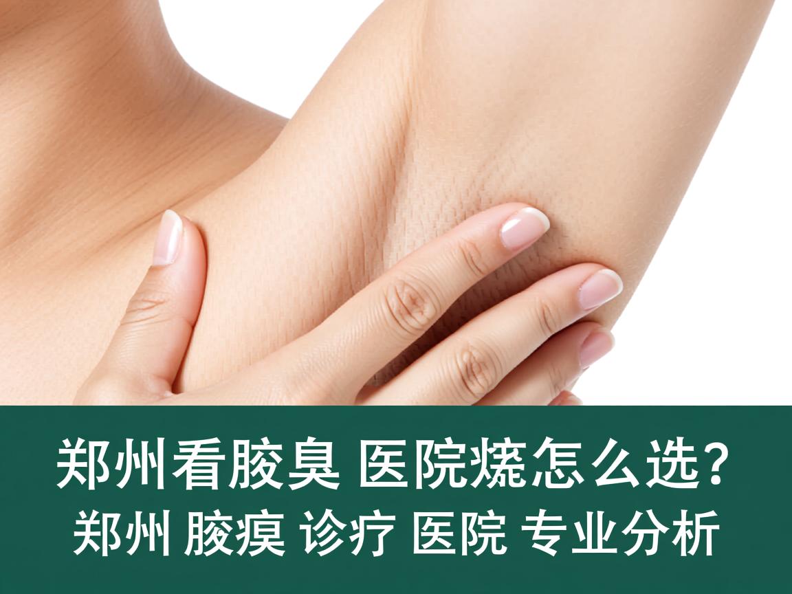 郑州看腋臭医院怎么选？郑州腋臭诊疗医院专业分析