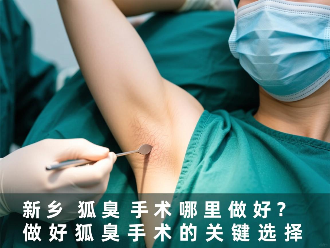 新乡狐臭手术哪里做好?做好狐臭手术的关键选择 新乡狐臭手术哪里做好?做好狐臭手术的关键选择