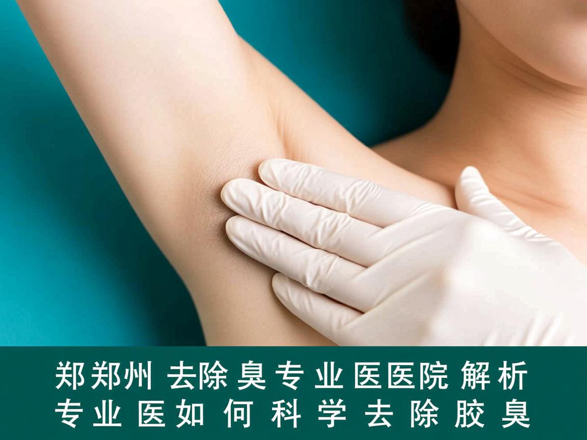 郑州去除腋臭专业医院解析，专业医院如何科学去除腋臭