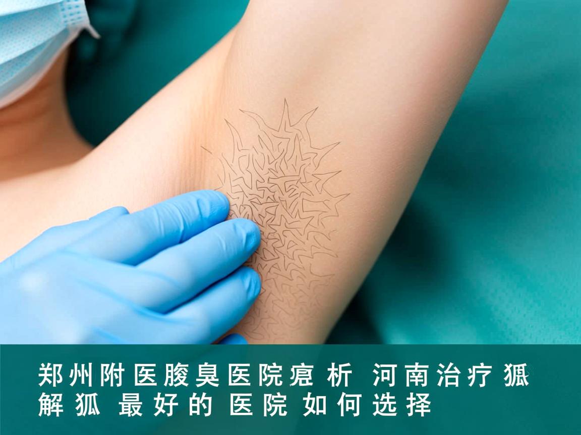 郑州附医腋臭医院解析，河南治疗狐臭最好的医院如何选择