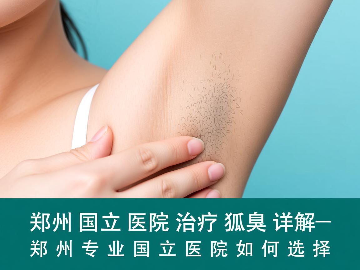 郑州国立医院治疗狐臭详解，郑州专业国立医院如何选择