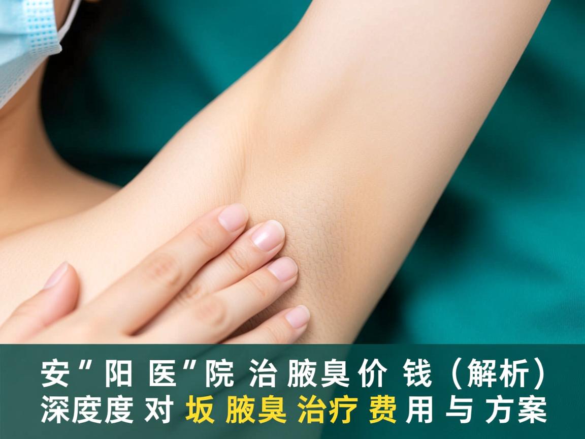 安阳医院治疗腋臭价钱解析，深度对比腋臭治疗费用与方案