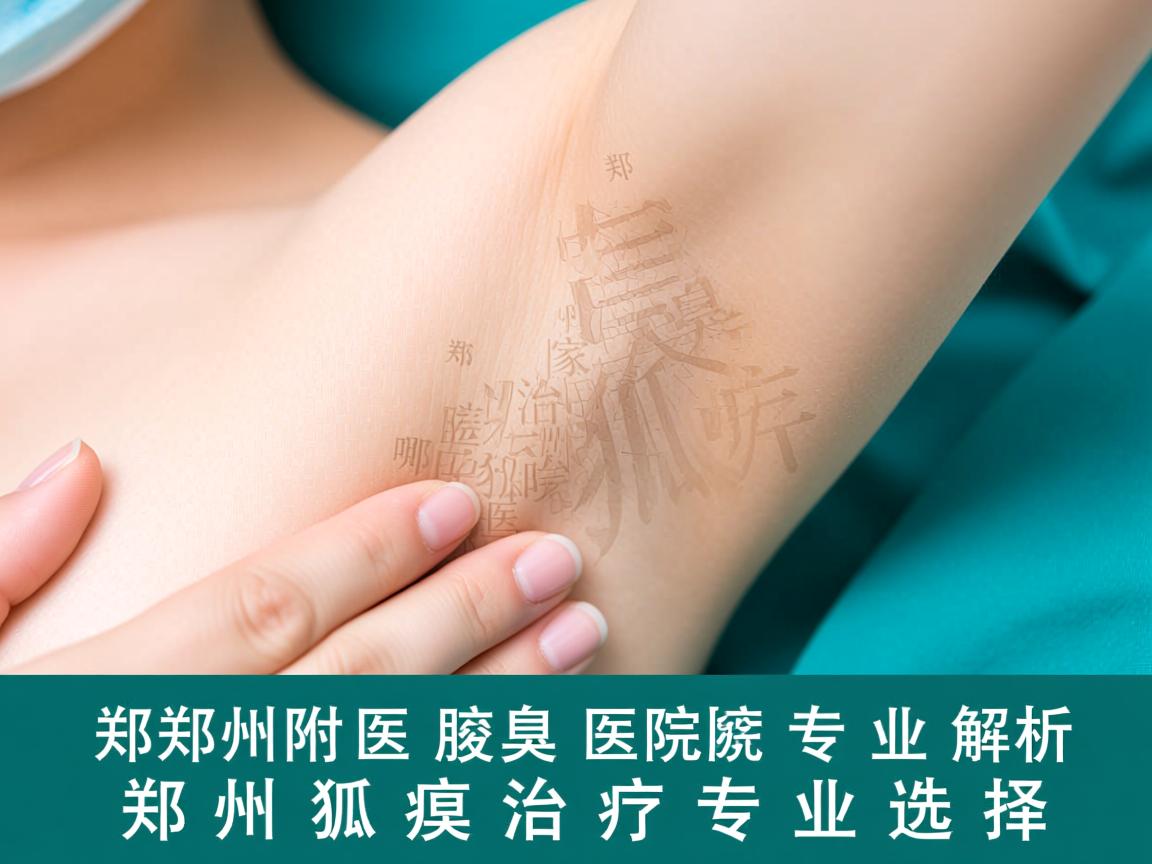 郑州附医腋臭医院专业解析，郑州哪家医院治疗狐臭好，郑州狐臭治疗专业选择