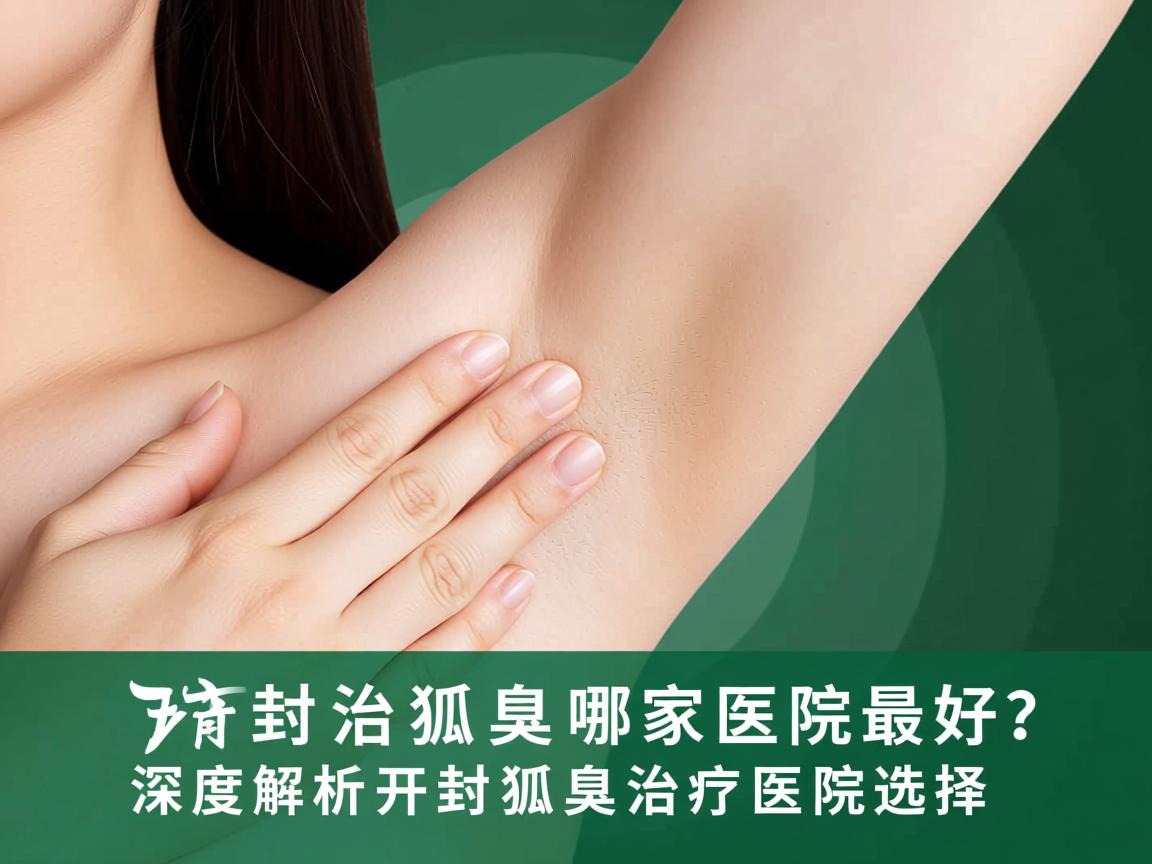 开封治狐臭哪家医院最好？深度解析开封狐臭治疗医院选择