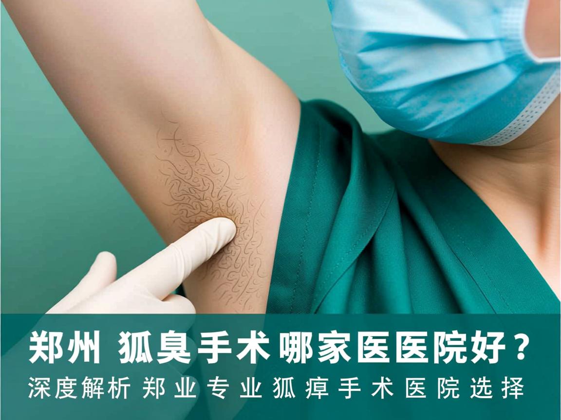 郑州狐臭手术哪家医院好？深度解析郑州专业狐臭手术医院的选择