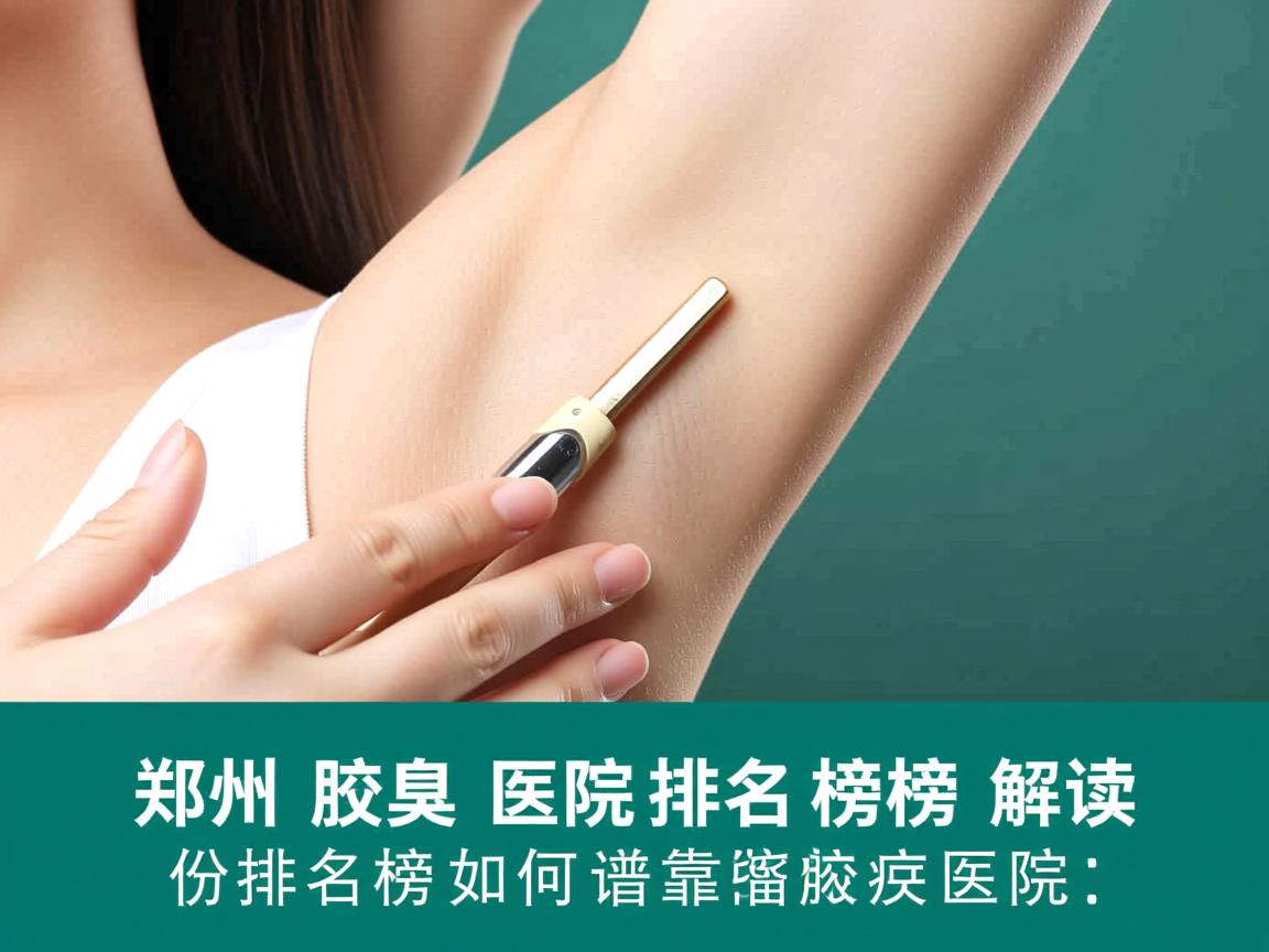 郑州腋臭医院排名榜解读，这份排名榜如何选择靠谱腋臭医院